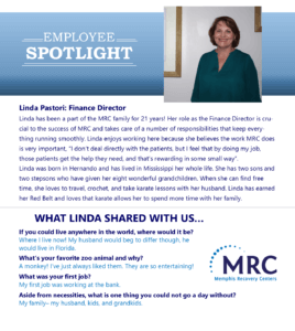 Employee Spotlight on Linda Pastori