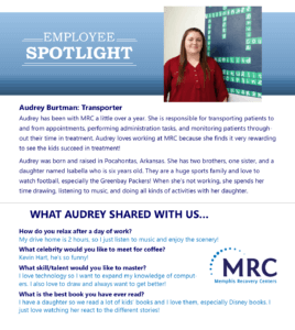 Employee Spotlight on Audrey Burtman
